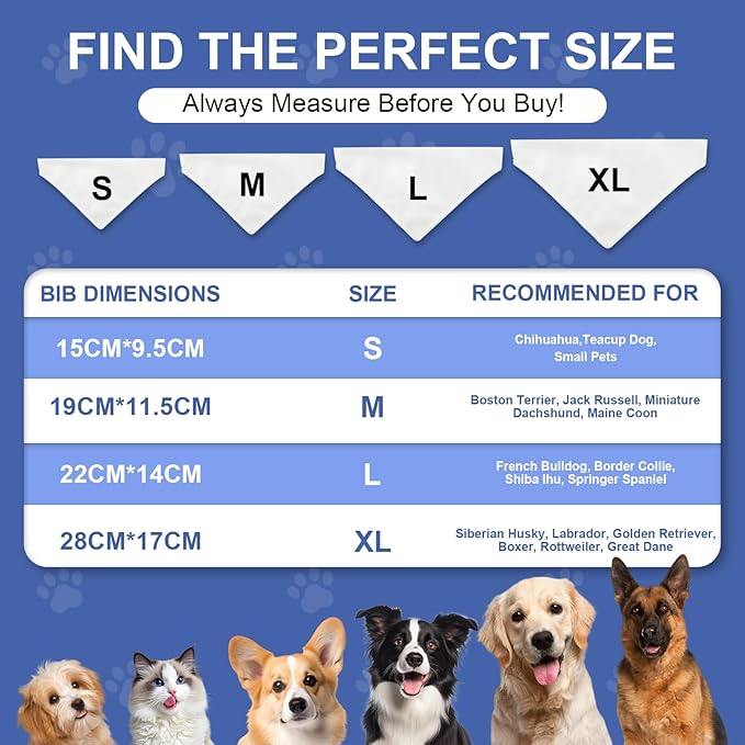 Funny Personalized Dog Bandana Custom Face Design, Custom Dog Bandana with Name, Pet Scarf for Small Medium Large Dogs Personalized Pet Accessories (Funny Style, Large)