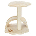 TRIXIE Vitoria 16.9-in Cat Tree for Kittens, Kitty Scratching Post, Sisal Covered Scratcher, Dangling Cat Toy, Beige