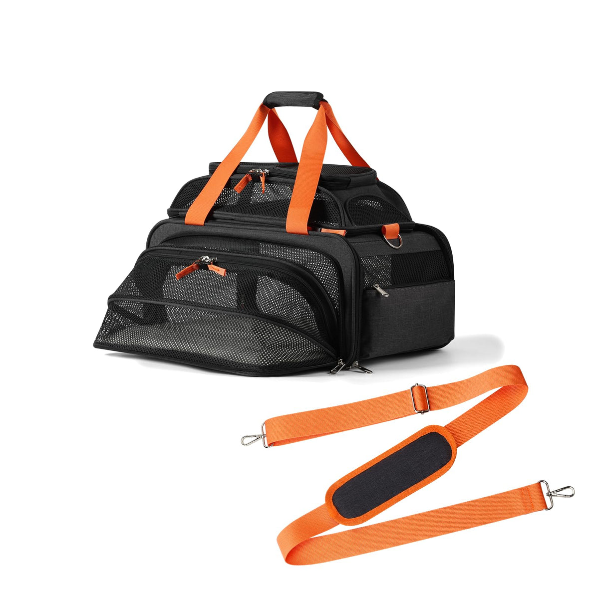 pidipiti 17x11x9.5 Soft-Sided pet Carrier,for Extra-Small Dog or Medium cat