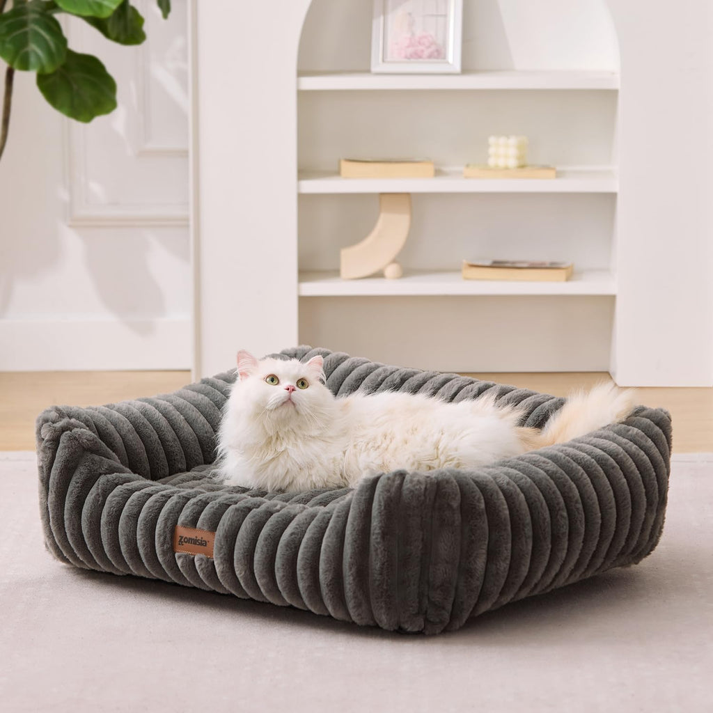 ZOMISIA Orthopedic Dog Bed for Medium Dogs with Washable Cover, 30x24''