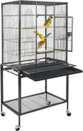 ZENY 53-Inch Parakeet Bird Cage, Wrought Iron Large Parrot Flight Birdcage