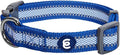 Blueberry Pet Medium Dog Collar in Reflective Navy Blue | Adjustable Classic Nylon Strap | Durable, Stylish & High-Visibility Dog Gear