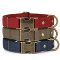 PET ARTIST Dog Collars for Medium Dogs, Soft Padded Premium Nylon Dog Collar with Quick Release Metal Buckle, Durable & Adjustable Pet Collars for Boy Gifts, Blue, M (Fit 13-20")
