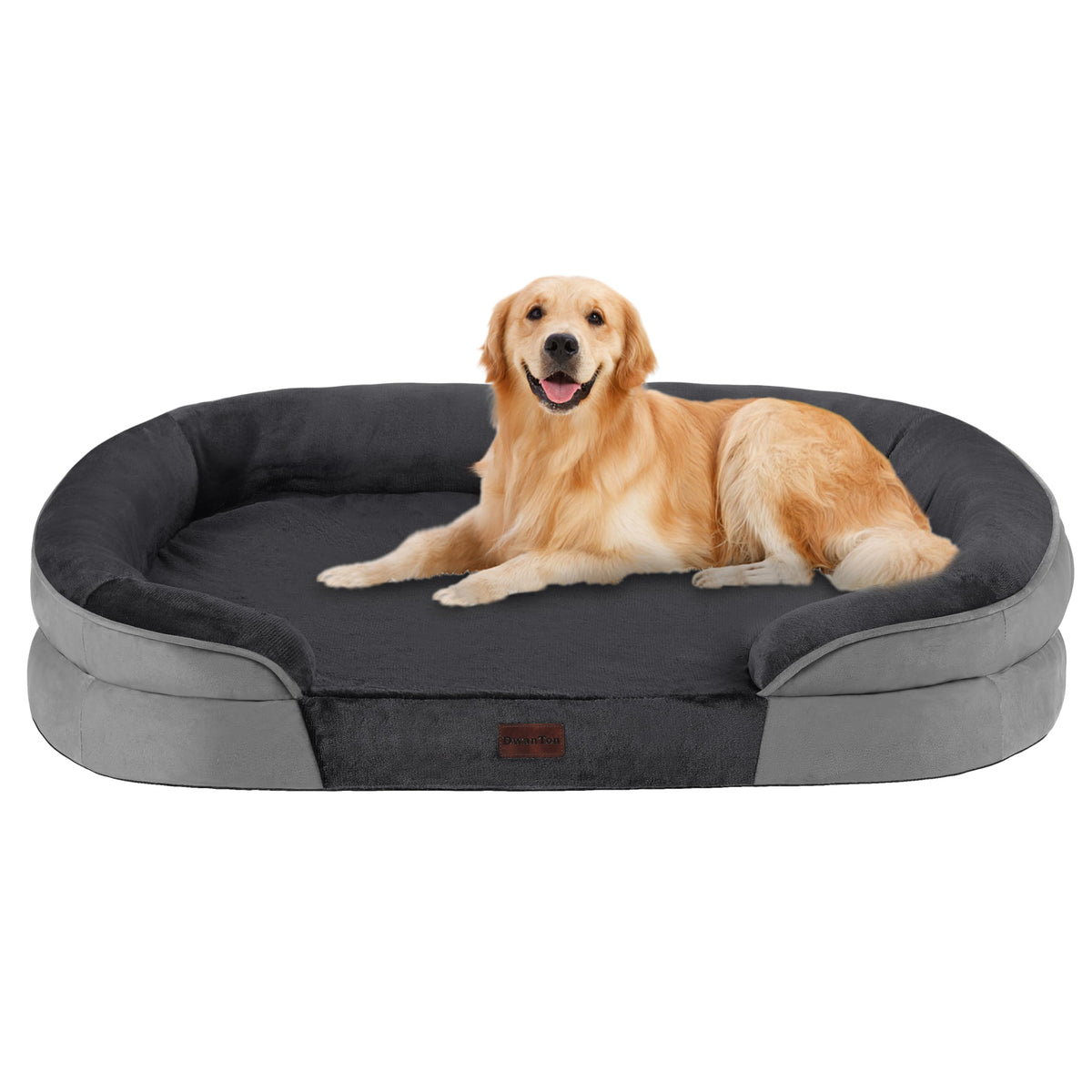 Dwanton Orthopedic Waterproof X-Large Dog Bed Sofa, Gel Memory Foam, 45"