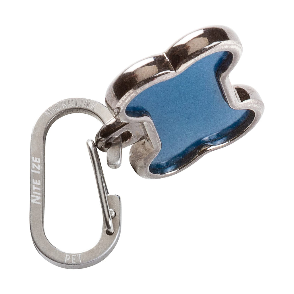Nite IZE MicroLink Pet Tag Carabiner, Stainless Steel Cat and Dog Tag Clip, 2 Count (Pack of 1)