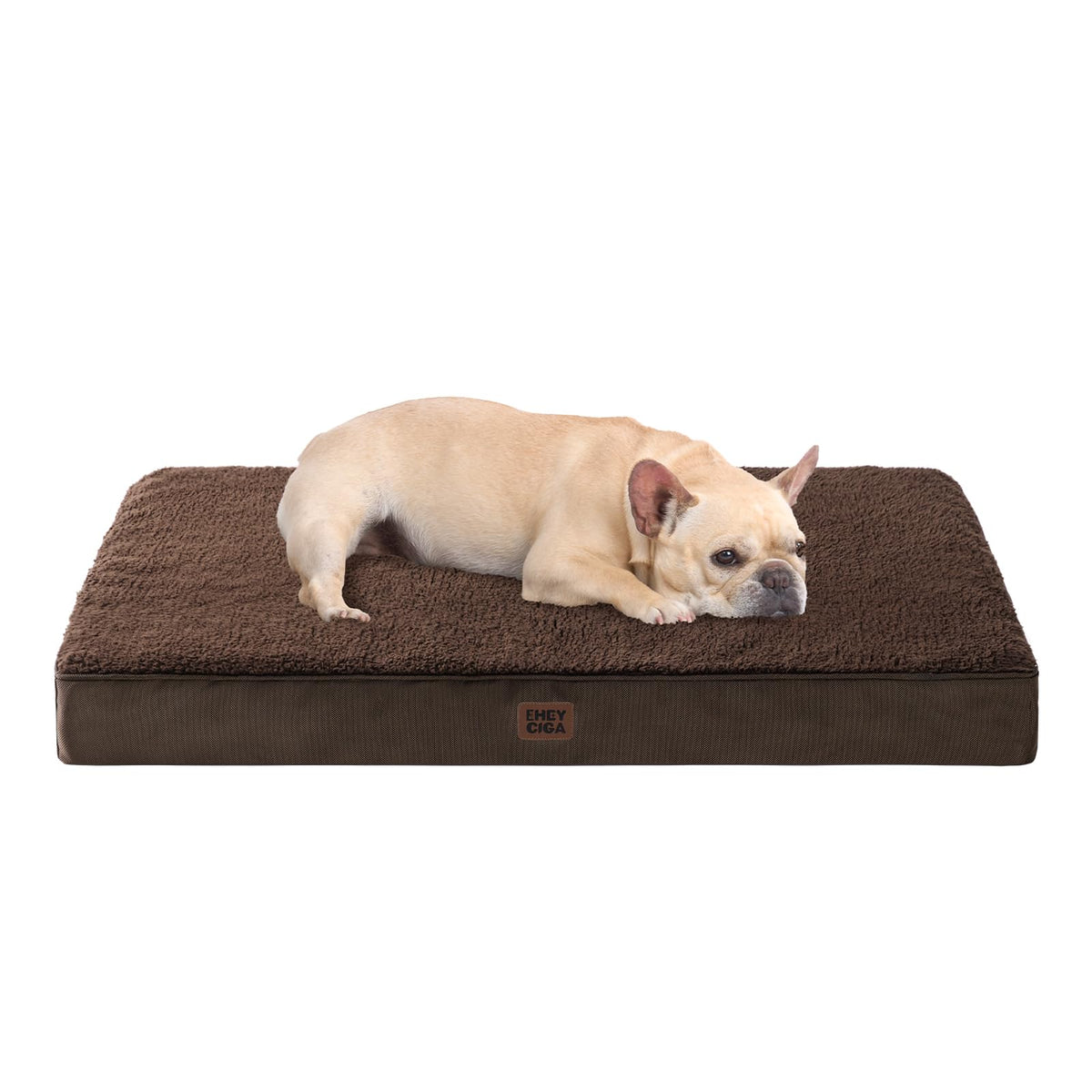 EHEYCIGA Orthopedic Dog Beds, Egg Crate Dog Bed Pet Mat with Washable Removable Cover, All Size Dogs