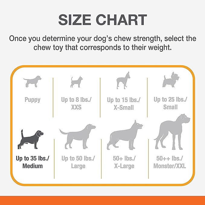 Nylabone Groove Bone Power Chew Toy for Dogs, Dental Dog Toys for Aggressive Chewers, Dog Chew Bone, Long Lasting Flavor Medley Flavor, For Medium Dogs - Up to 35 lbs, 1 Count