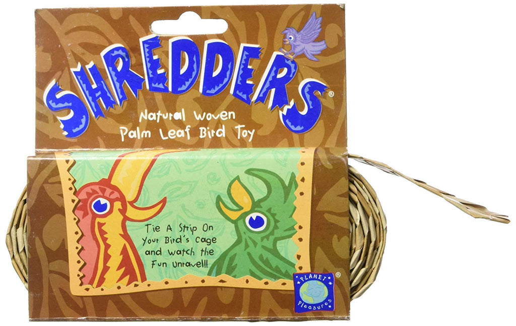 Planet Pleasures Shredders Straight Natural Bird Toy, 1" x 30' Roll