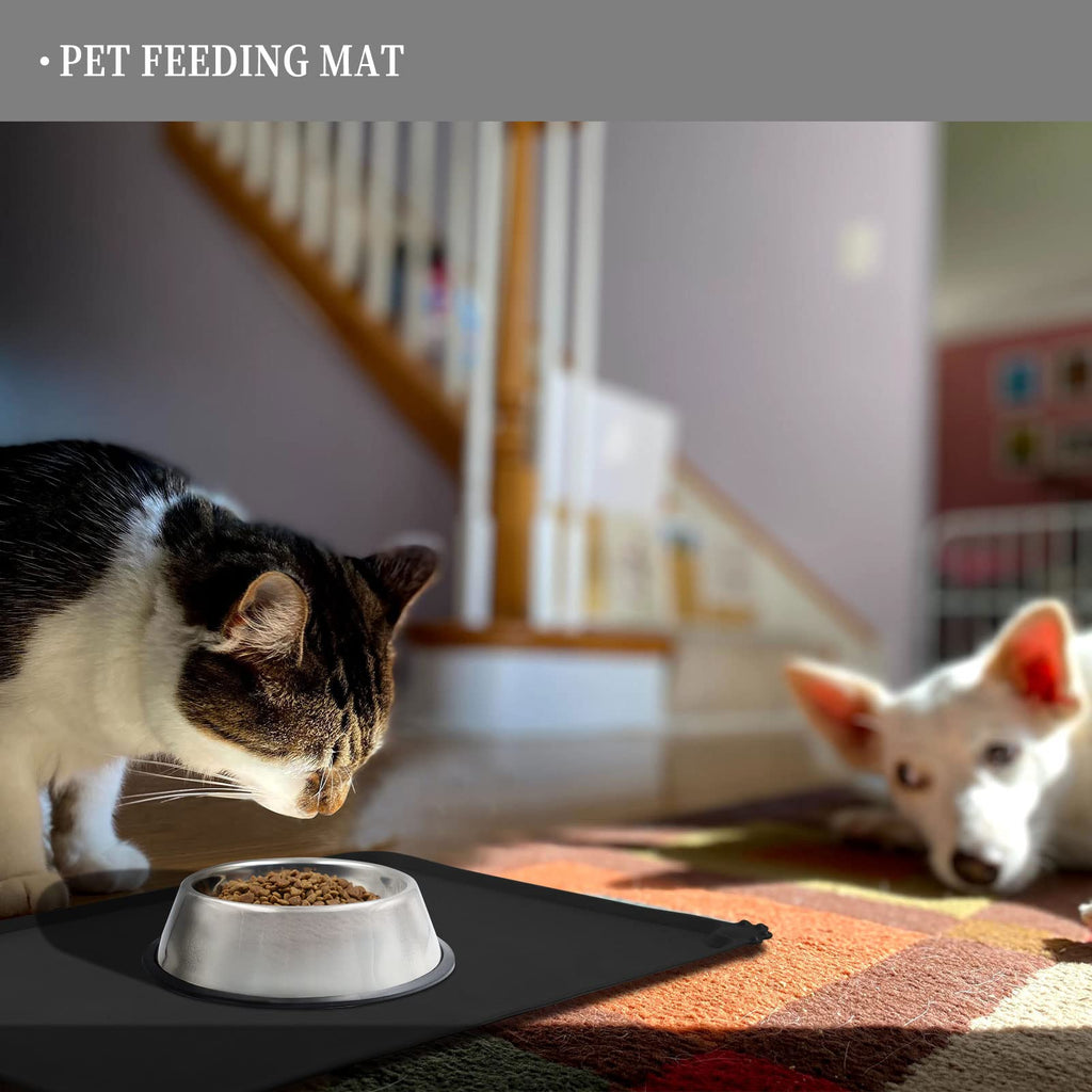 Reopet Silicone Pet Feeding Mat - Waterproof & Non-Slip Dog Cat Placemat