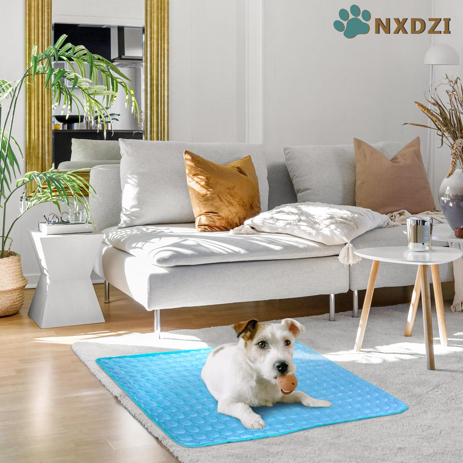 NXDZI Dog Cooling Mat for Dogs, Pet Cooling Pad Bed for Dog Easy Washable for All Types of Pets and Perfect for Both Indoor and Outdoor Use, Including Car Seats 40" x 28"