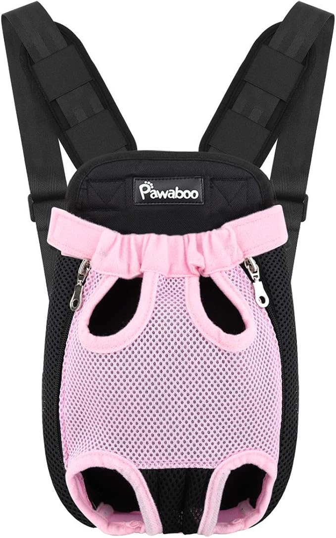 Pawaboo Pet Front Carrier Backpack for Small Medium Dogs