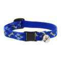 LupinePet Originals 1/2" Dapper Dog Cat Safety Collar with Bell, 8-12"