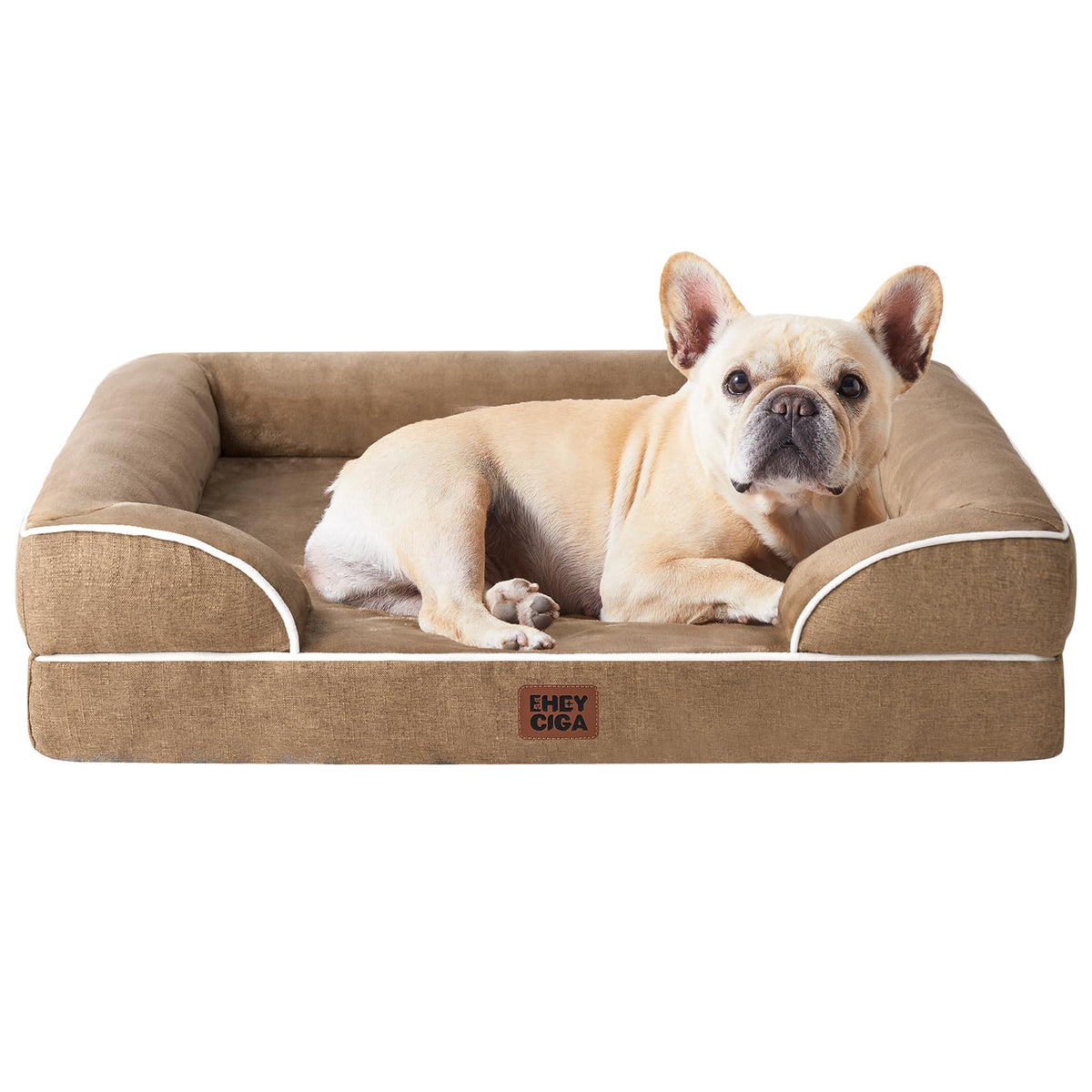 EHEYCIGA Orthopedic Dog Bed Medium Size Dog, Waterproof Washable Pet Beds