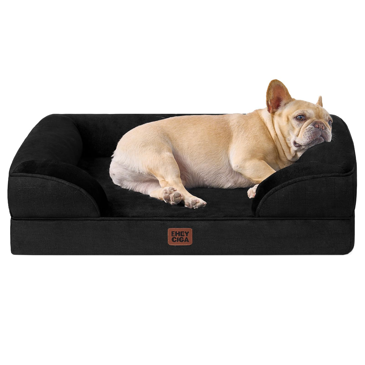EHEYCIGA Orthopedic Dog Bed Medium Size Dog, Waterproof Washable Pet Beds