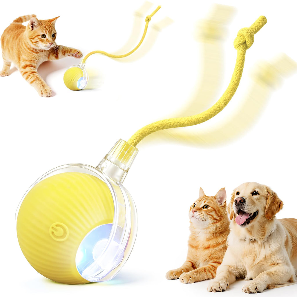Interactive Automatic Rolling Electronic Stimulation Chase Ball Cat Dog Toy