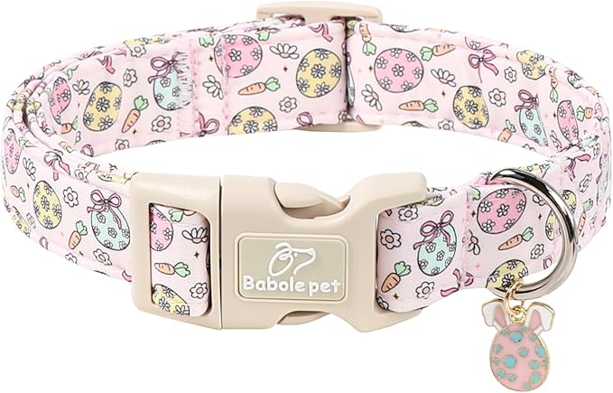 Babole Pet St Patricks Day Dog Collar for Giant Large Dogs - Leopard Lucky Clover Dog Collars, Lightweight Adjustable Irish Green Festival Shamrock Dogs Collars with Quick Release Buckle XL