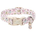 Babole Pet Easter Dog Collar for Giant Large Dogs - Easter Egg Pastel Dog Collars, Cute Girl Dogs Collar, Lightweight Adjustable Pink Spring Holiaday Dog Collars with Quick Release Bucklee XL