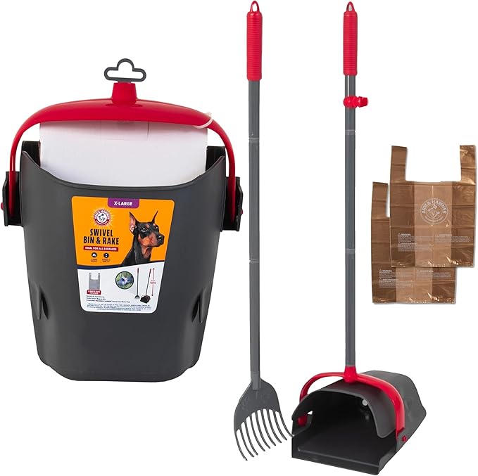 Arm & Hammer Pooper Scooper Claw Scoop Dog Poop Scooper for Yard Pet Waste Management System