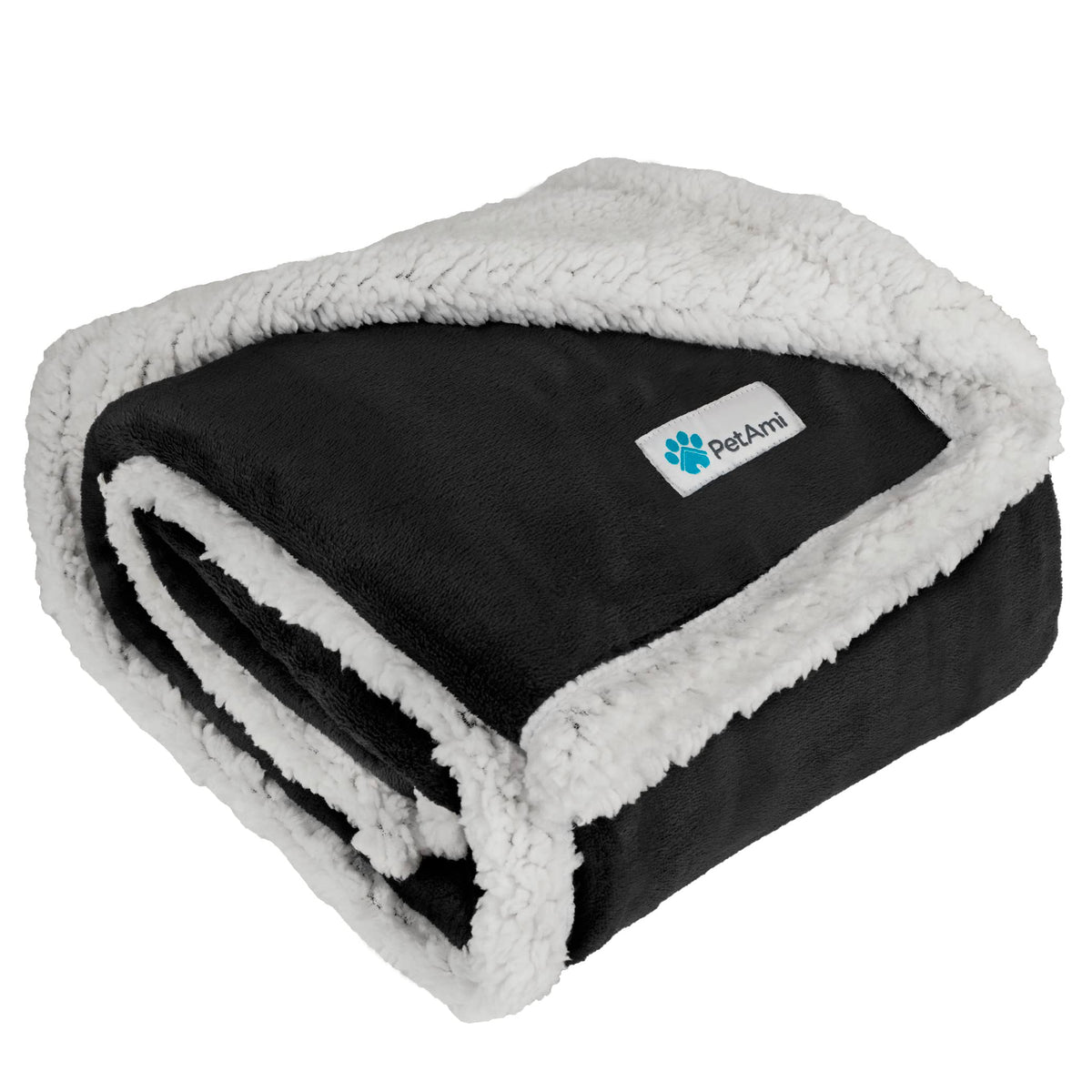PetAmi Dog Blanket for Medium Small Pet Cat Puppy Kitten, 60x40 Solid Brown