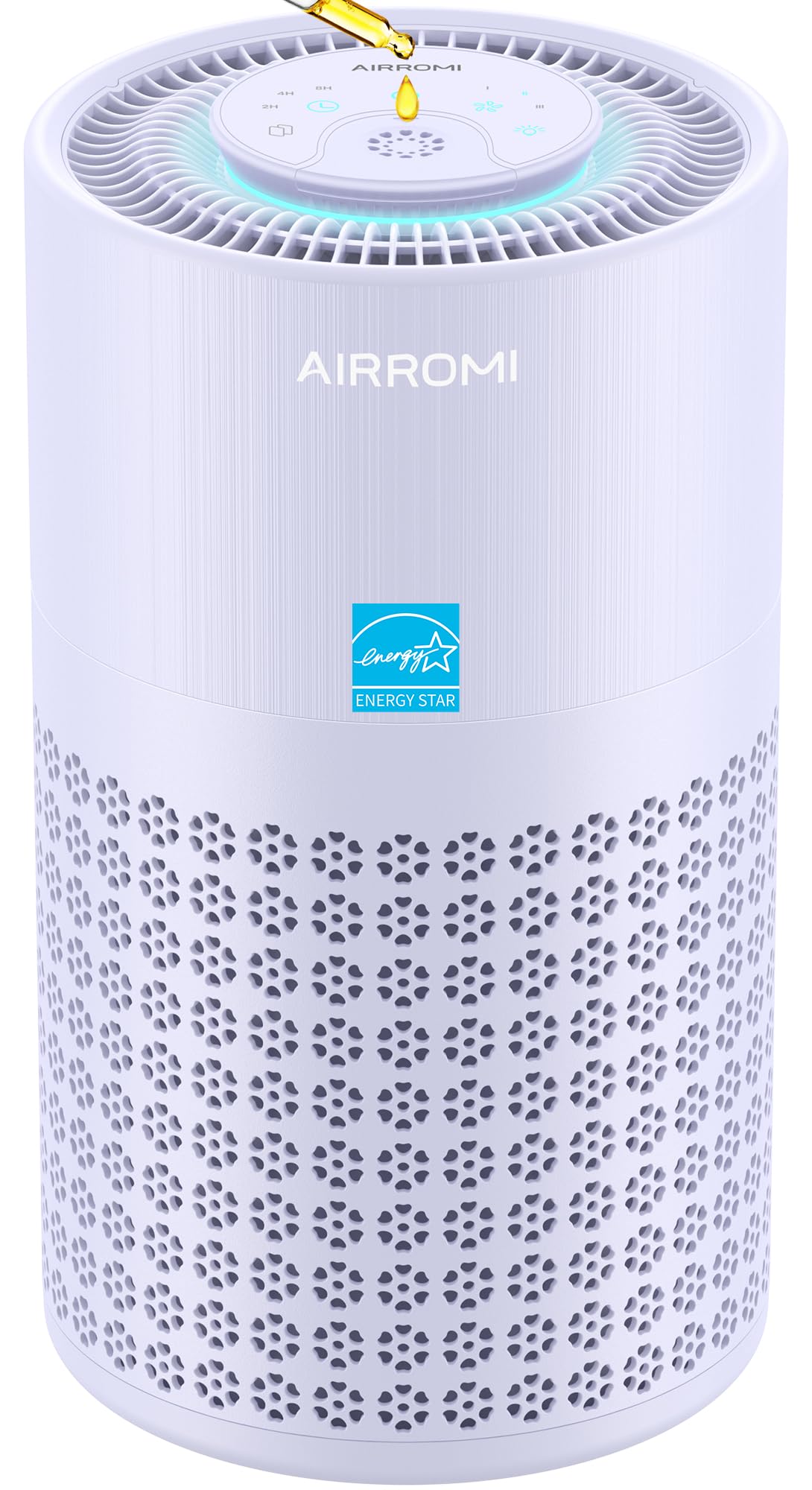 AIRROMI Air Purifier for Bedroom with A2001 Lavender Purple