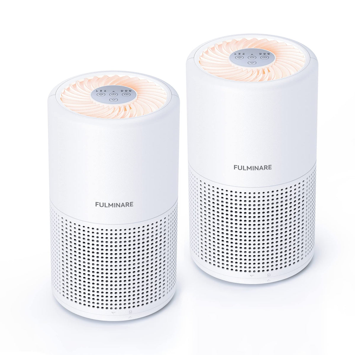 Air Purifiers for Bedroom, FULMINARE H13 True HEPA Filter（Black）