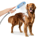 Dog Shower Attachment with 4 Adjustable Settings, Indoor and Outdoor Use