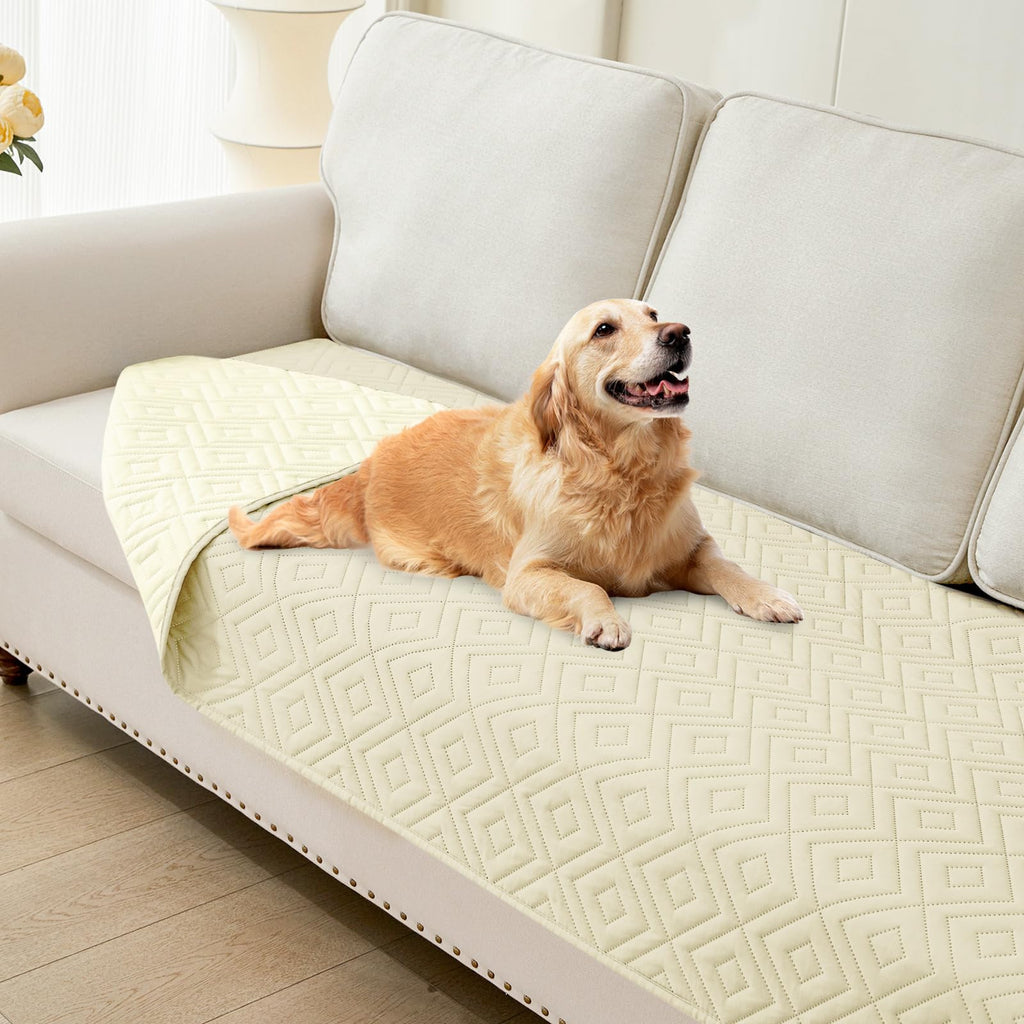hyha Waterproof Reversible Dog Blanket, Pet Blanket for Sofa Couch