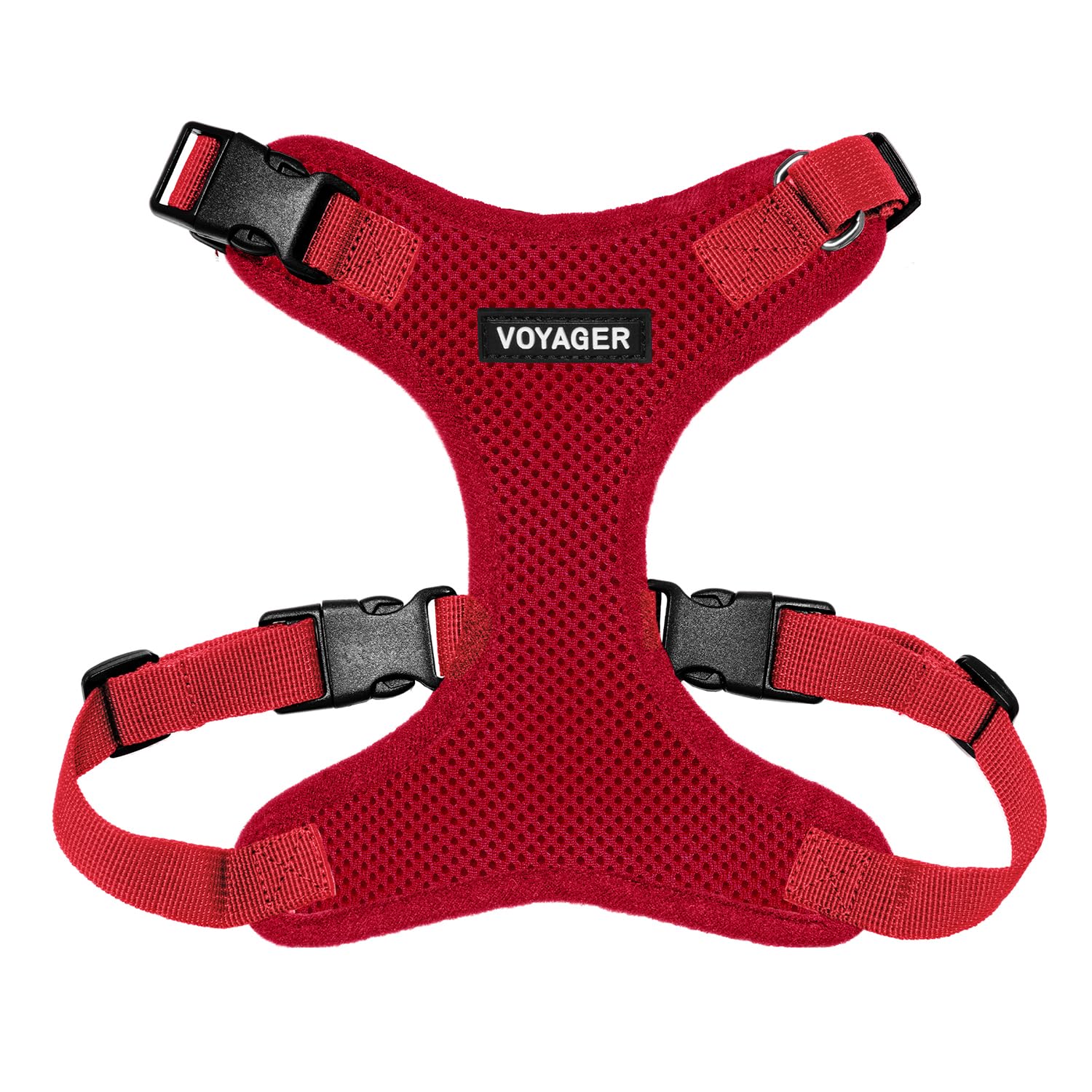 Voyager Step-in Lock Dog Harness - Red, X-Large