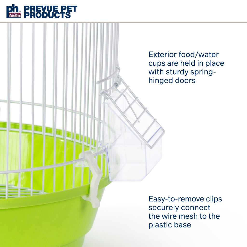 Prevue Hendryx SP31999G Classic Round Bird Cage, Green,1/2"