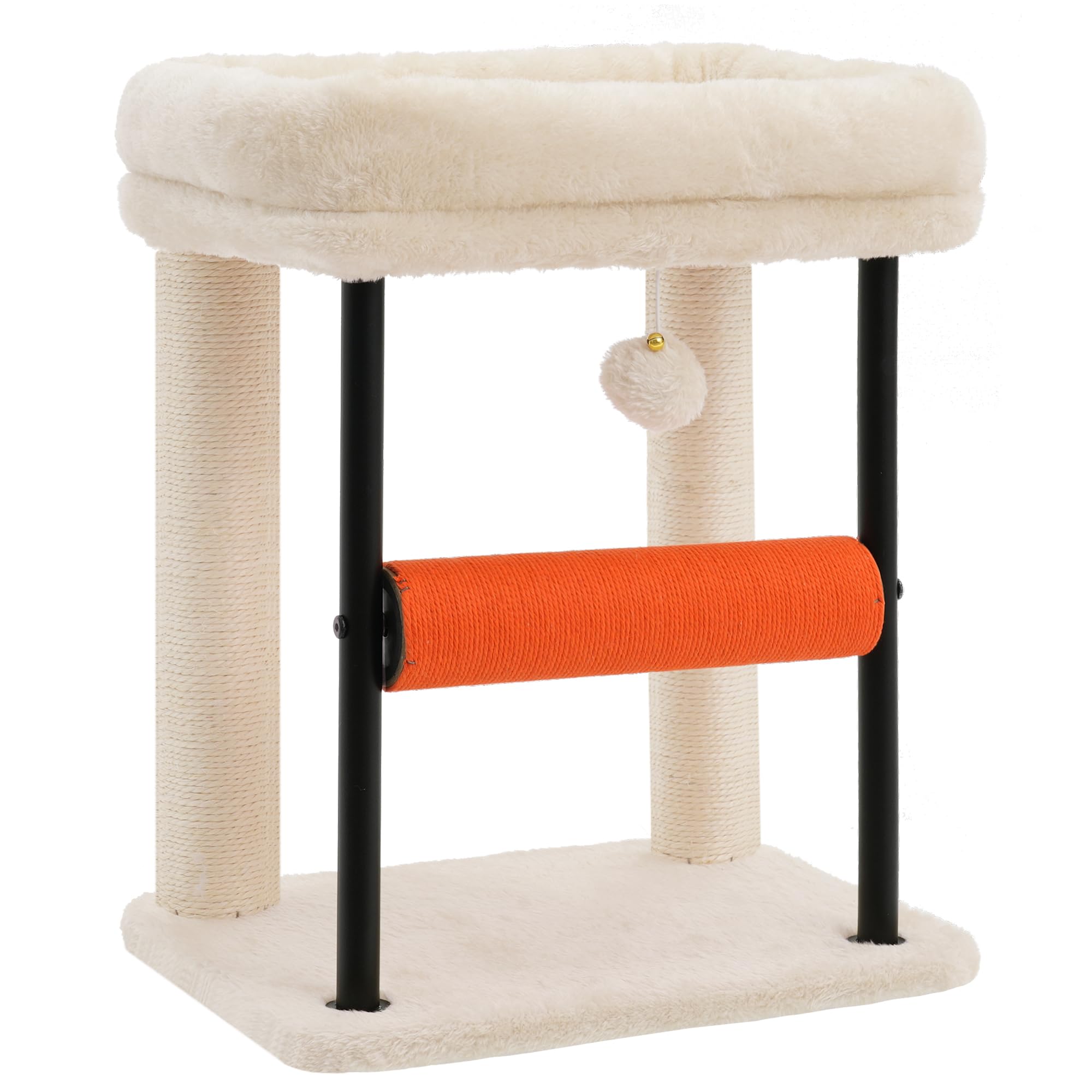 Hey-brother Cat Tree, Sturdy Tower with Sisal-Wrapped Columns, MPJ010SM