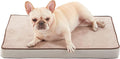 GOHOO PET Orthopedic Memory Foam Dog Bed, Cooling Dog Beds for Medium/Large Dogs -Waterproof Pet Bed for Crate with Removable Washable Cover (M(29inch,45Lbs))