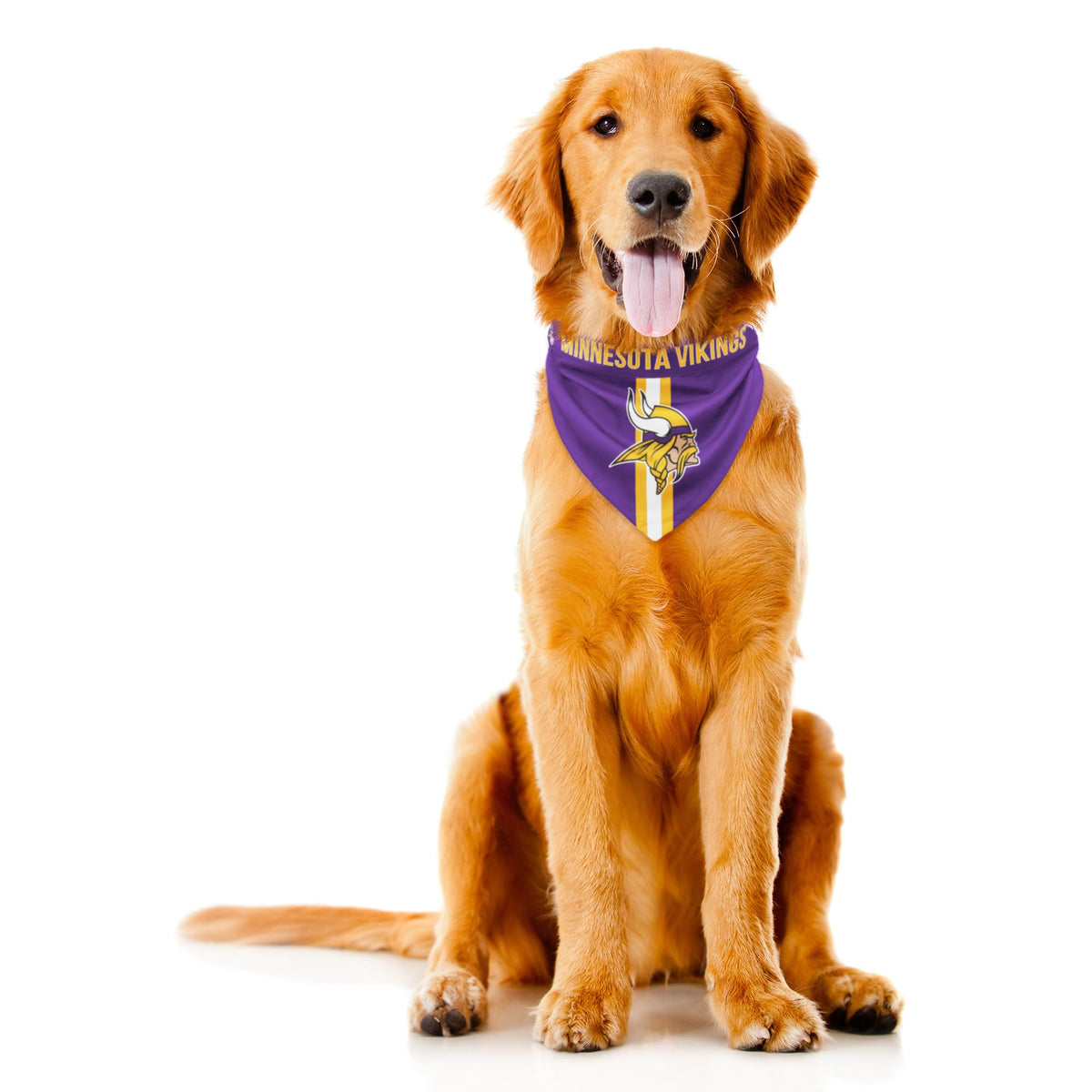 Littlearth NFL Baltimore Ravens Pet Bandana, Team Color, Large