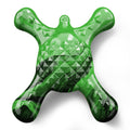 Ouilter Dog Toys for Small Dogs, Nylon Indestructible Dog Toy for Small Dogs, Hedgehog Puppy Chew Toys with Bacon Flavor,Long Lasting, Puppy Teething Toys, Green