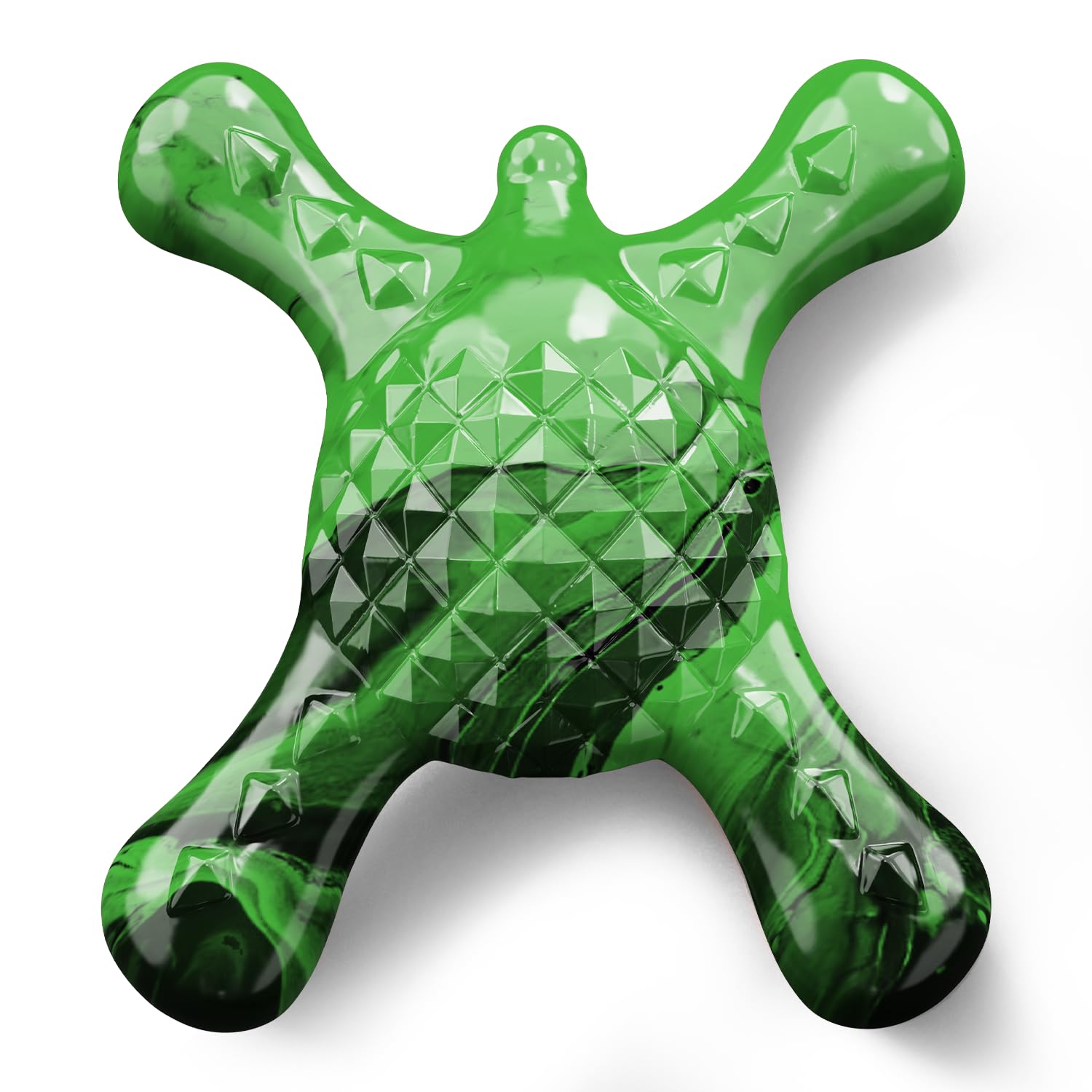 Ouilter Dog Toys for Small Dogs, Nylon Indestructible Dog Toy for Small Dogs, Hedgehog Puppy Chew Toys with Bacon Flavor,Long Lasting, Puppy Teething Toys, Green