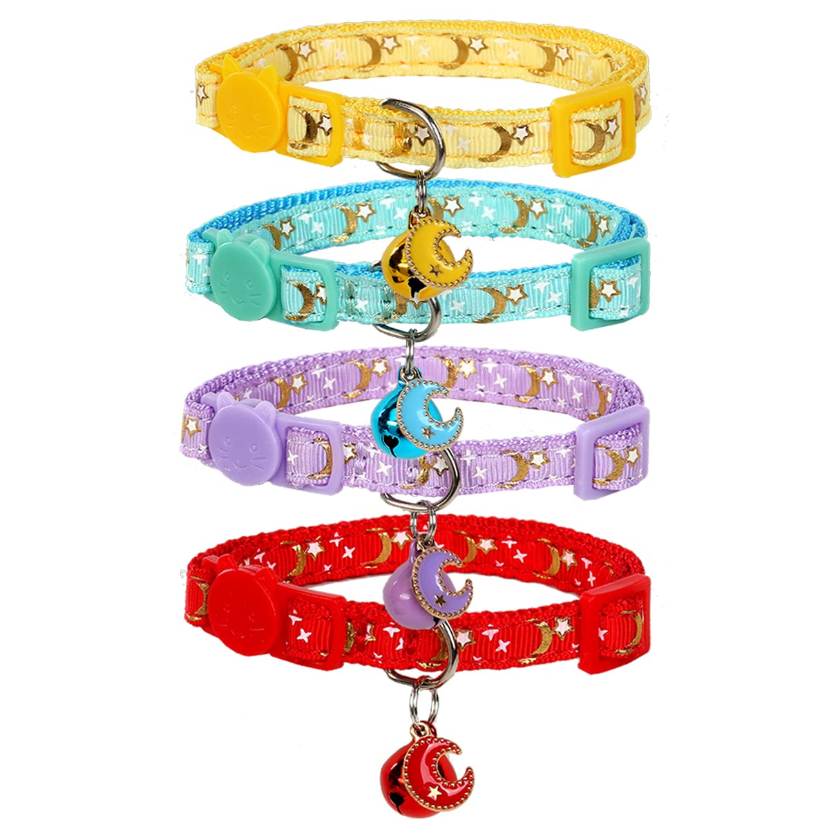 Yizepet Cat Collars with Bells, Breakaway Kitten Collar, Cute Kitty Collar, Pet Supplies Accessories
