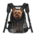 WOYYHO Pet Dog Carrier Backpack, Ventilated Mesh Small Dog Front Backpack