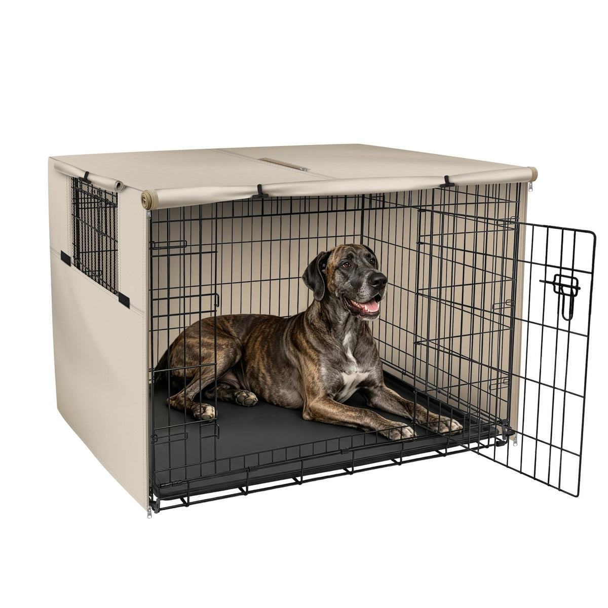 Explore Land Dog Crate Cover, 36 inches, Grey