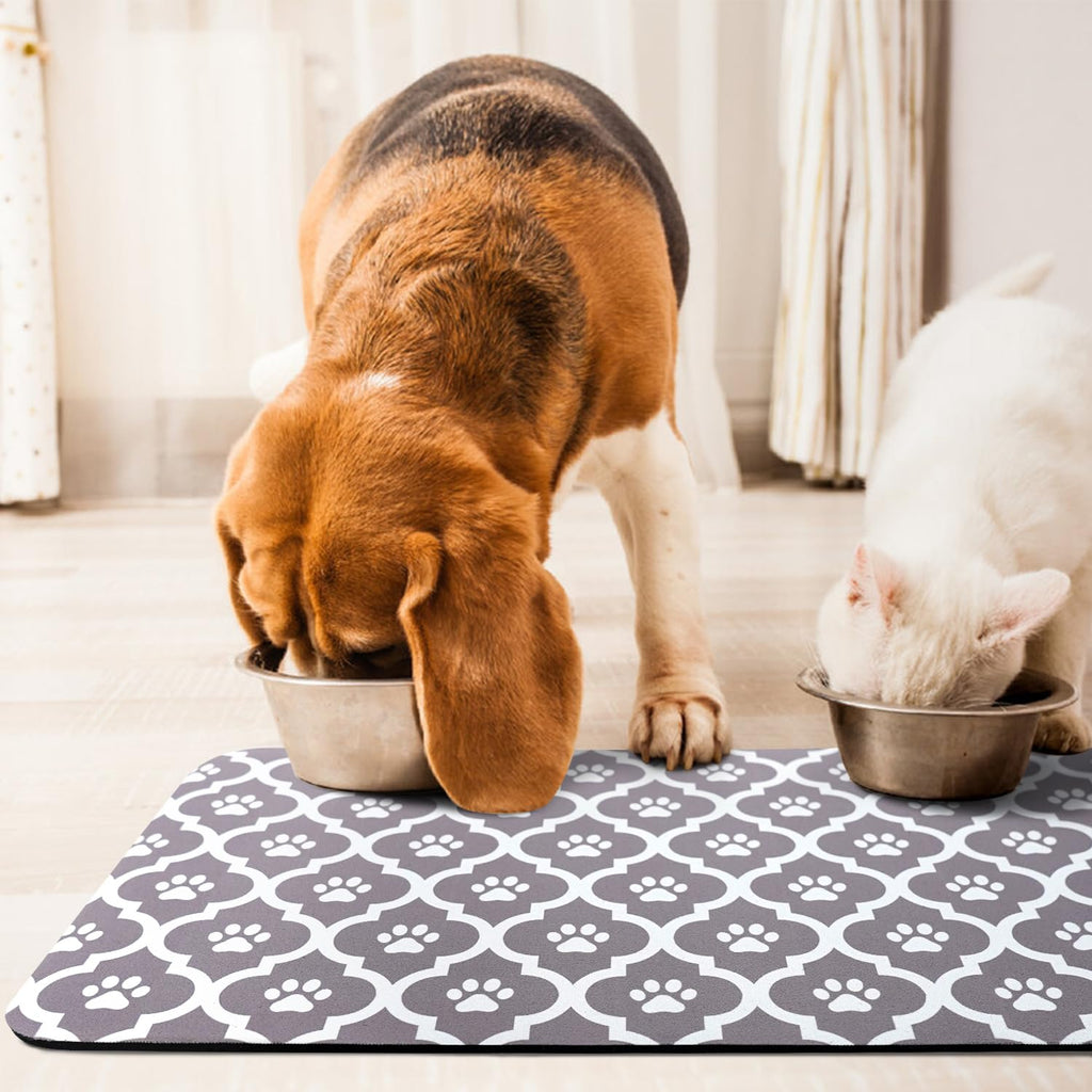 Xspatroias Dog Food Mat 17X30 Inch
