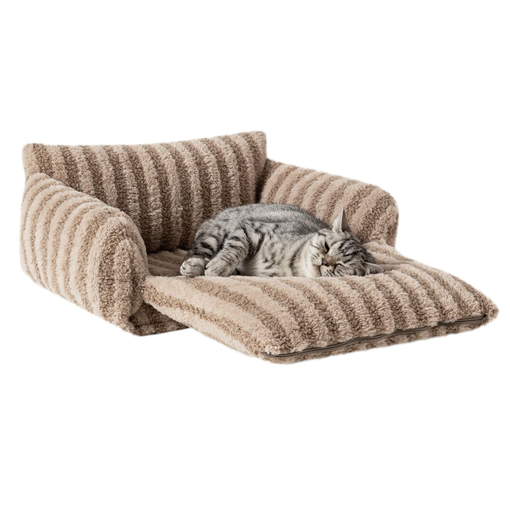 Hollypet Cat Bed Small Dog Orthopedic Couch Beds for Pets up to 13 lbs