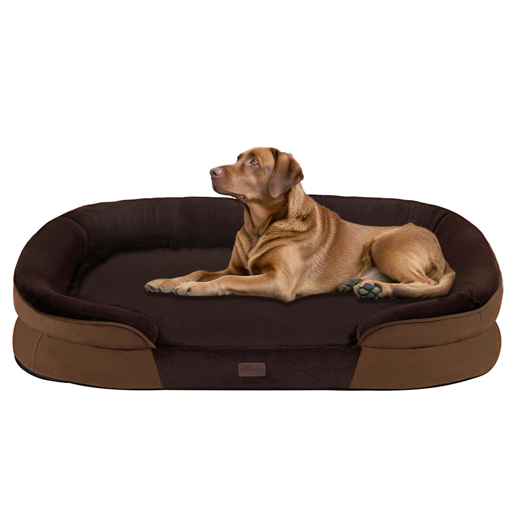 Dwanton Orthopedic Waterproof X-Large Dog Bed Sofa, Gel Memory Foam, 45"