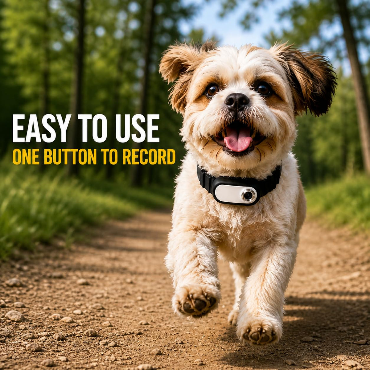 TOYDYLAN Dog & Cat Collar Camera for Small Dogs & Cats