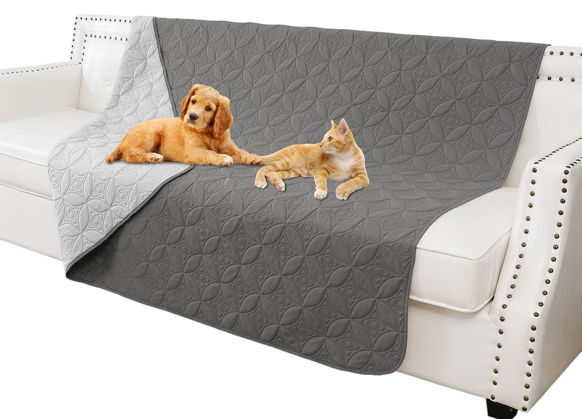 Tuffeel Waterproof Couch Cover for Dogs - Washable Pets Furniture Protector
