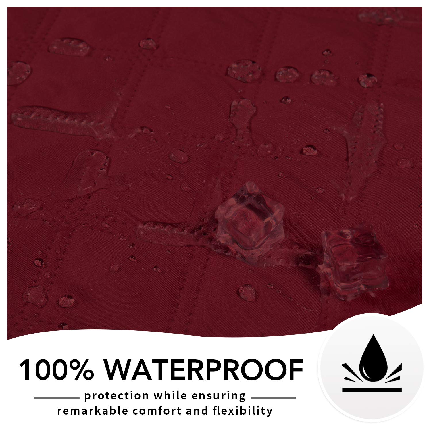 Easy-Going Waterproof Dog Bed Cover, Non-Slip Pet Blanket, 120x82in