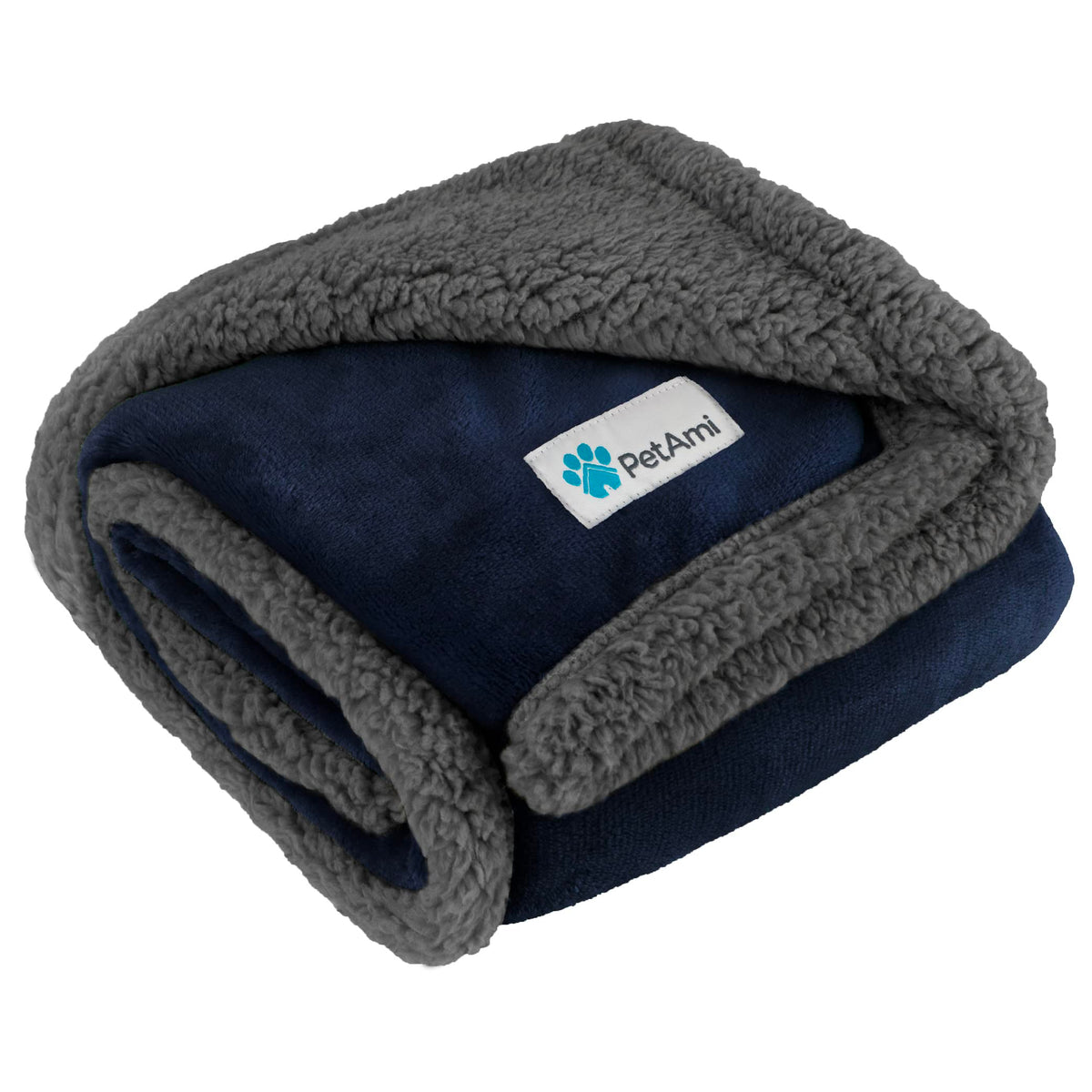 PetAmi Dog Blanket for Medium Small Pet Cat Puppy Kitten, 60x40 Solid Brown