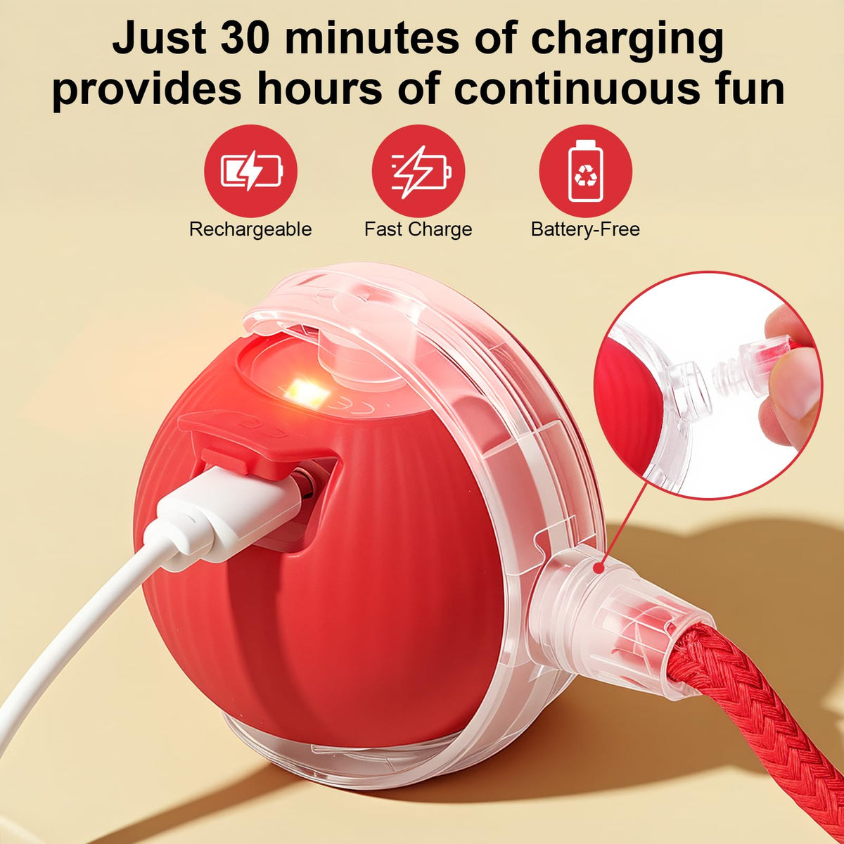Interactive Automatic Rolling Electronic Stimulation Chase Ball Cat Dog Toy