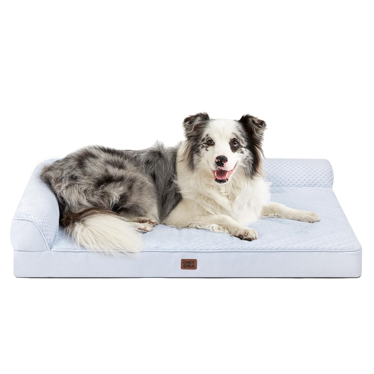 EHEYCIGA Orthopedic Dog Bed Medium Size, Memory Foam Dog Bed, Navy Blue