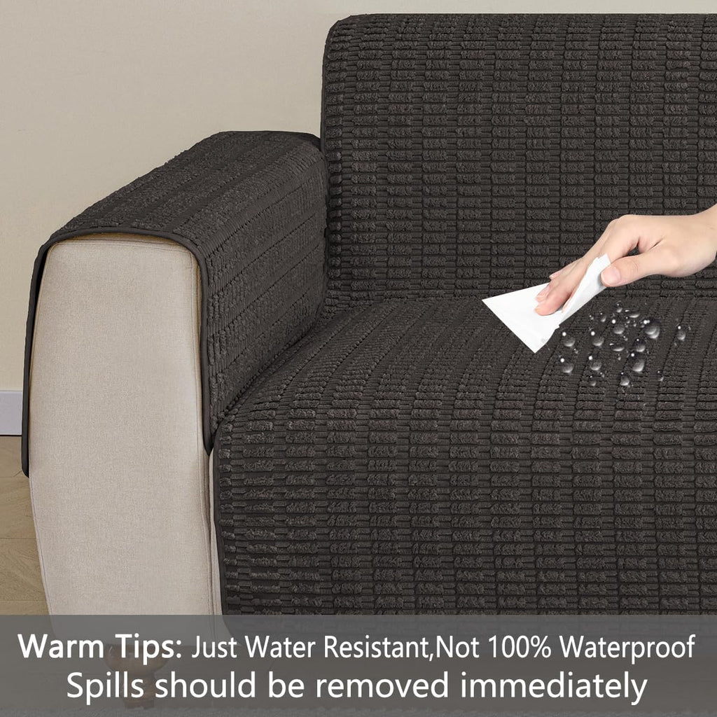 Muamar Dog Bed Cover Sofa Protector,Anti Slip Waterproof Sofa Covers for Living Room Couch Covers,Sofa Mat,Seat Cover,Dog Mat,Pet Pad for Furniture 1 Piece (30x82 inch, Coffee)