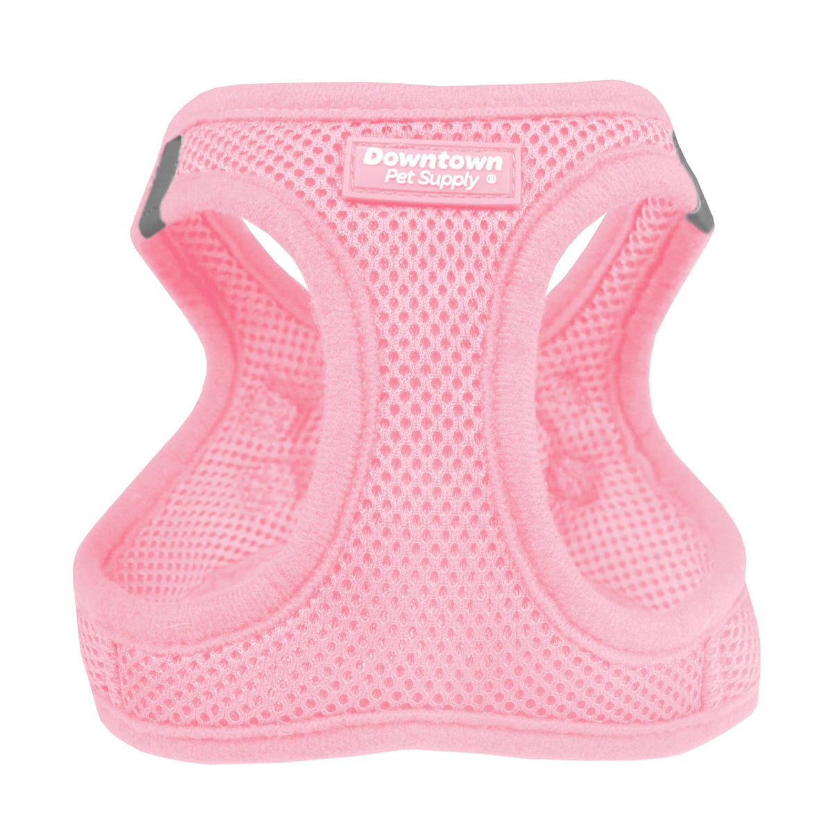 Downtown Pet Supply Step in Dog Harness No Pull, X-Large, Pink - Adjustable Harness with Padded Mesh Fabric and Reflective Trim - Buckle Strap Harness for Dogs