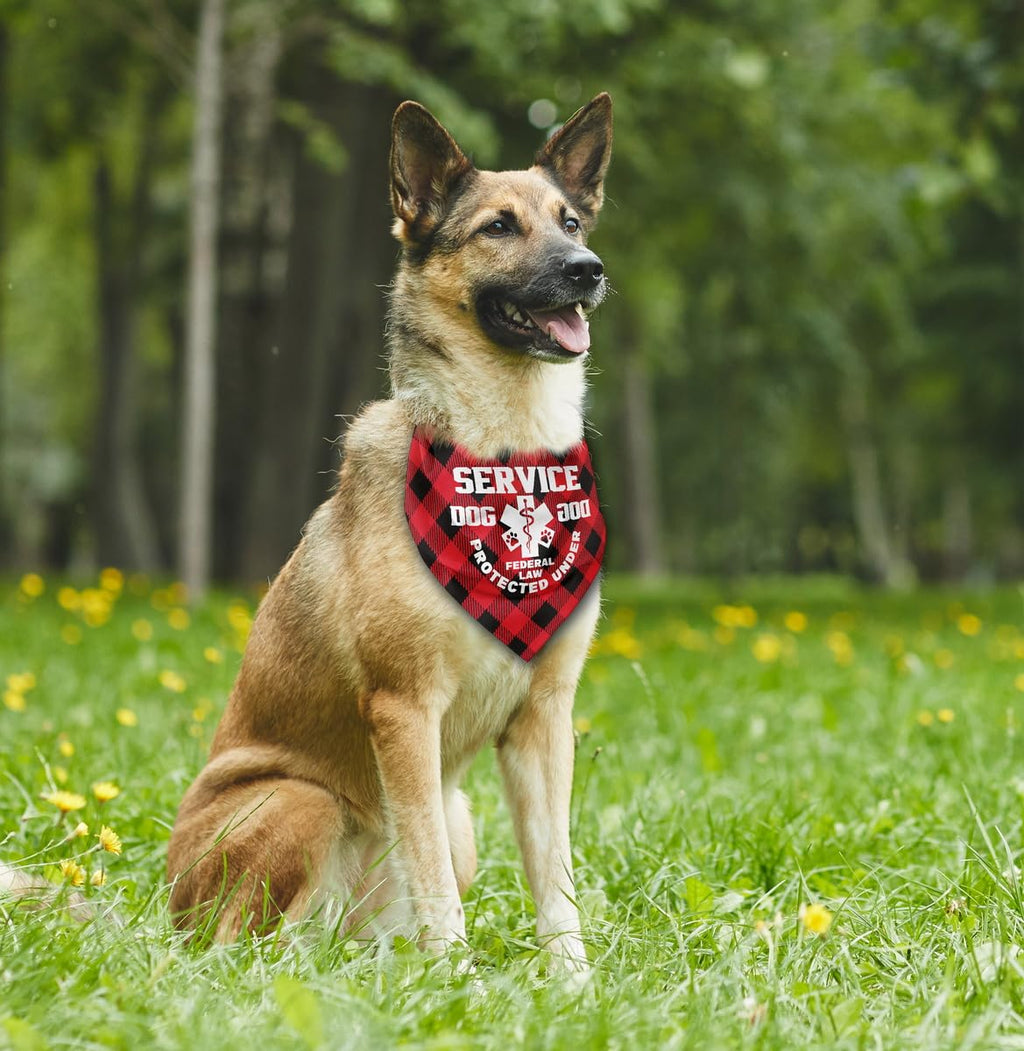 Dog Bandana, Therapy Dog Please Pet Me with, Dogs Scarf Classical Printing, Dogs Scarf Accessories, Doggy Kerchief Pet Kerchief, Christmas Birthday Thanksgiving Doggy Gift A09