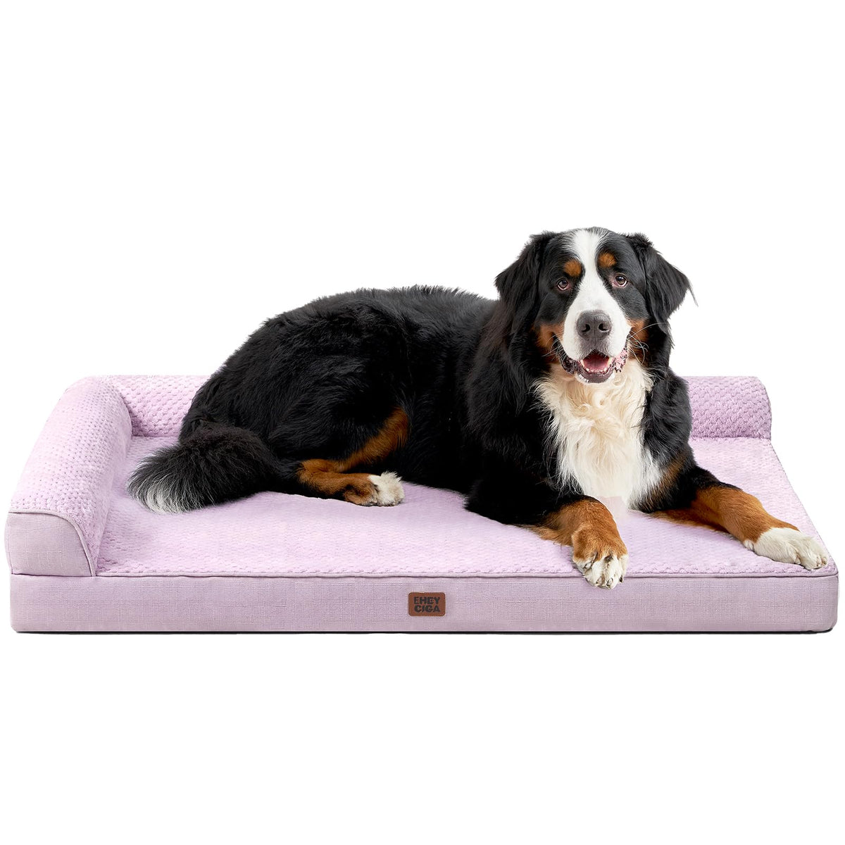 EHEYCIGA Orthopedic Dog Bed Medium Size, Memory Foam Dog Bed, Navy Blue